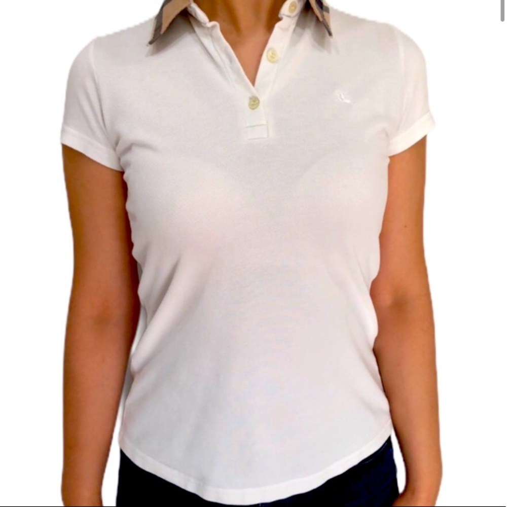 White Burberry shirt
